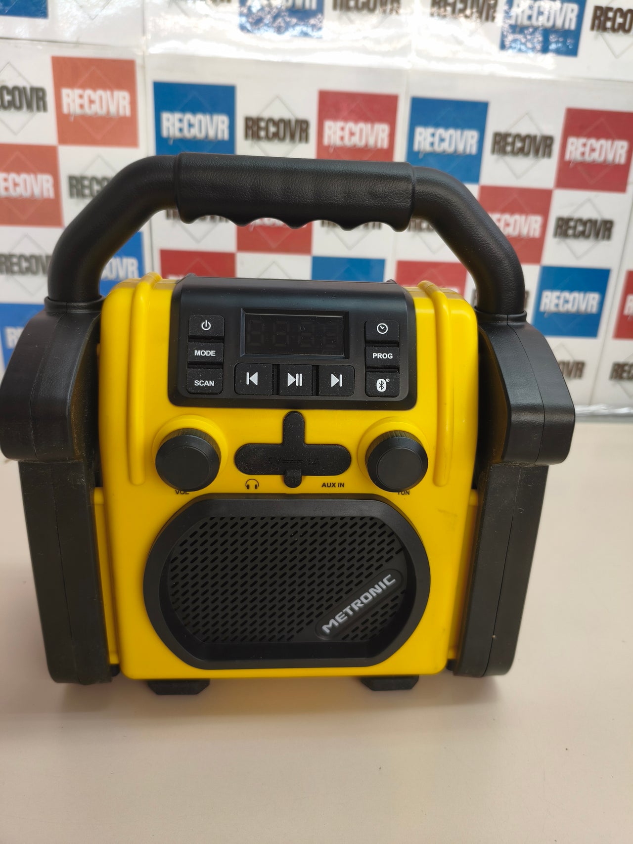 Metronic 477217, radio de obra FM/Bluetooth, 30 W, IP54