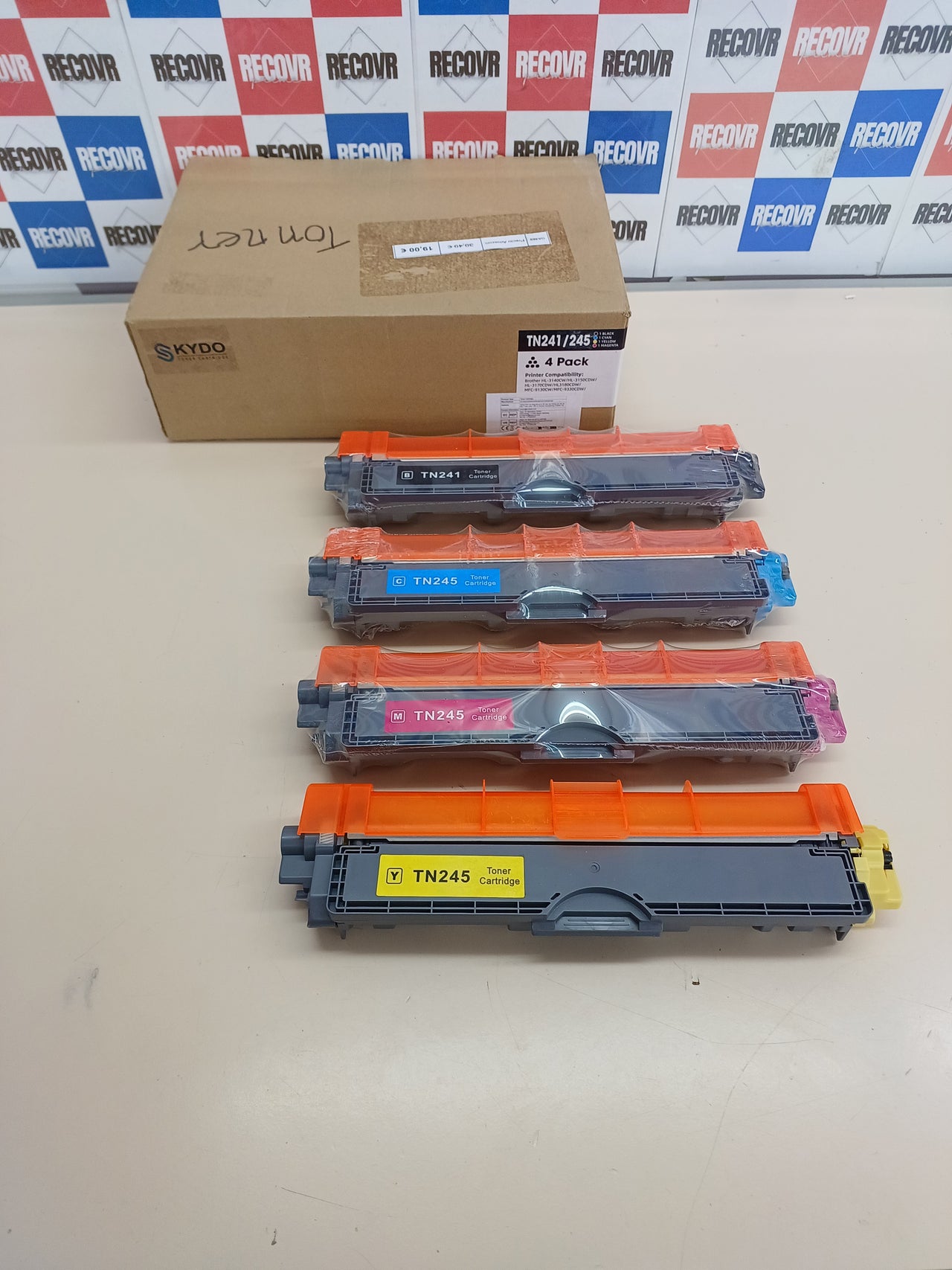 Tóner Pack 4 TN241/TN245 Compatible Brother