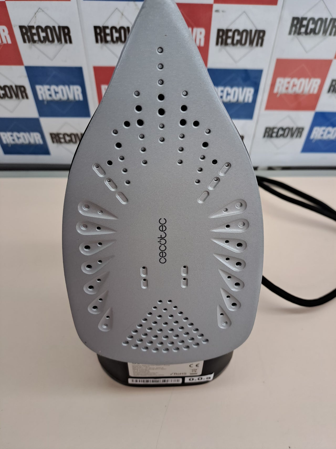 Plancha 3200W doble vapor suela cerámica Cecotec