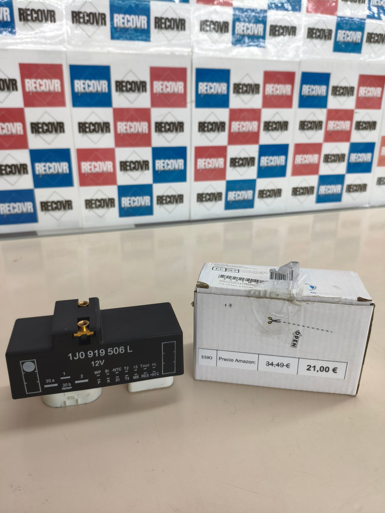 Módulo de control del ventilador del radiador