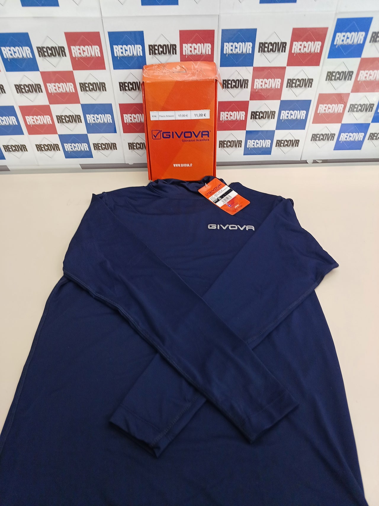 Camiseta interior térmica talla M de hombre Corpus 3 GIVOVA