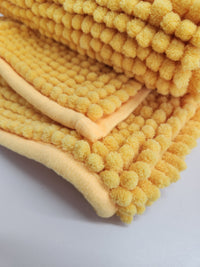Thumbnail for Alfombra 70×120 cm baño Decomira chenilla  amarilla