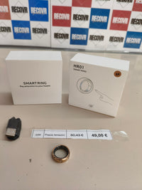 Smart Ring Slim, oro rosa/plata, fitness y sueño, Android/iOS