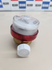 Medidor 15 mm  Agua Caliente SOMATHERM – Chorro Único, Rosca 20/27, Lectura 8 Dígitos, MID, Esfera Orientable, Sensor de Pulso