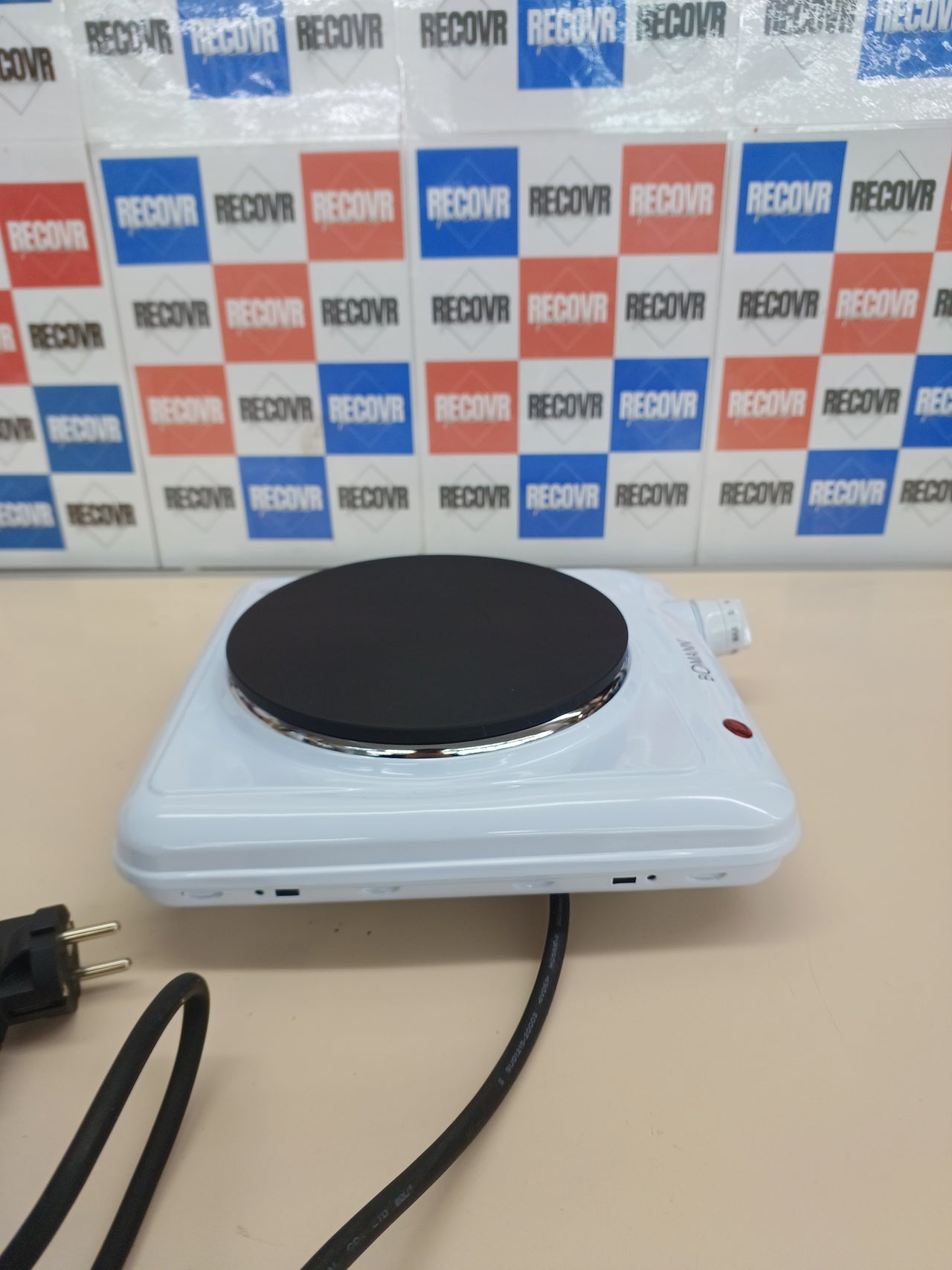 Placa eléctrica 1500W con termostato - Bomann