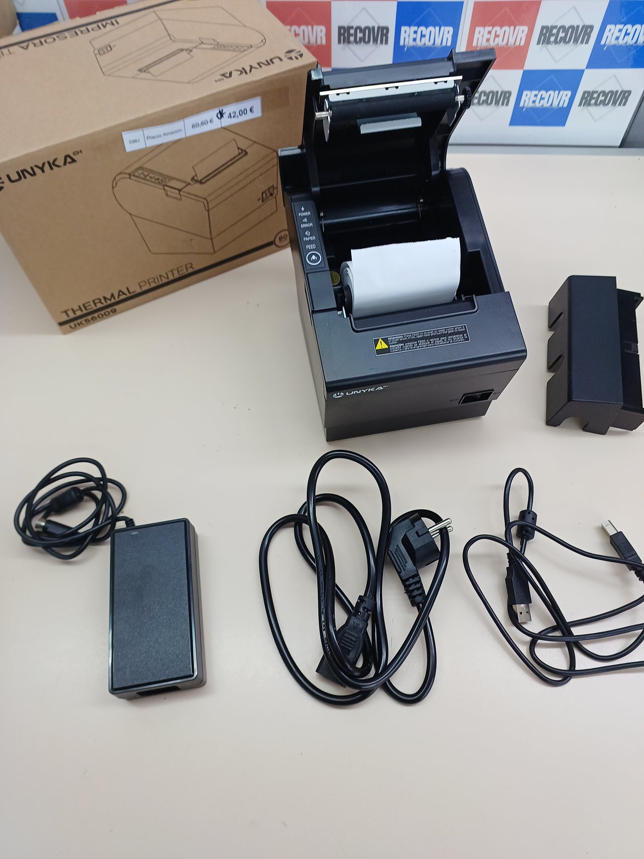 Impresora térmica tickets POS USB/LAN Unykach