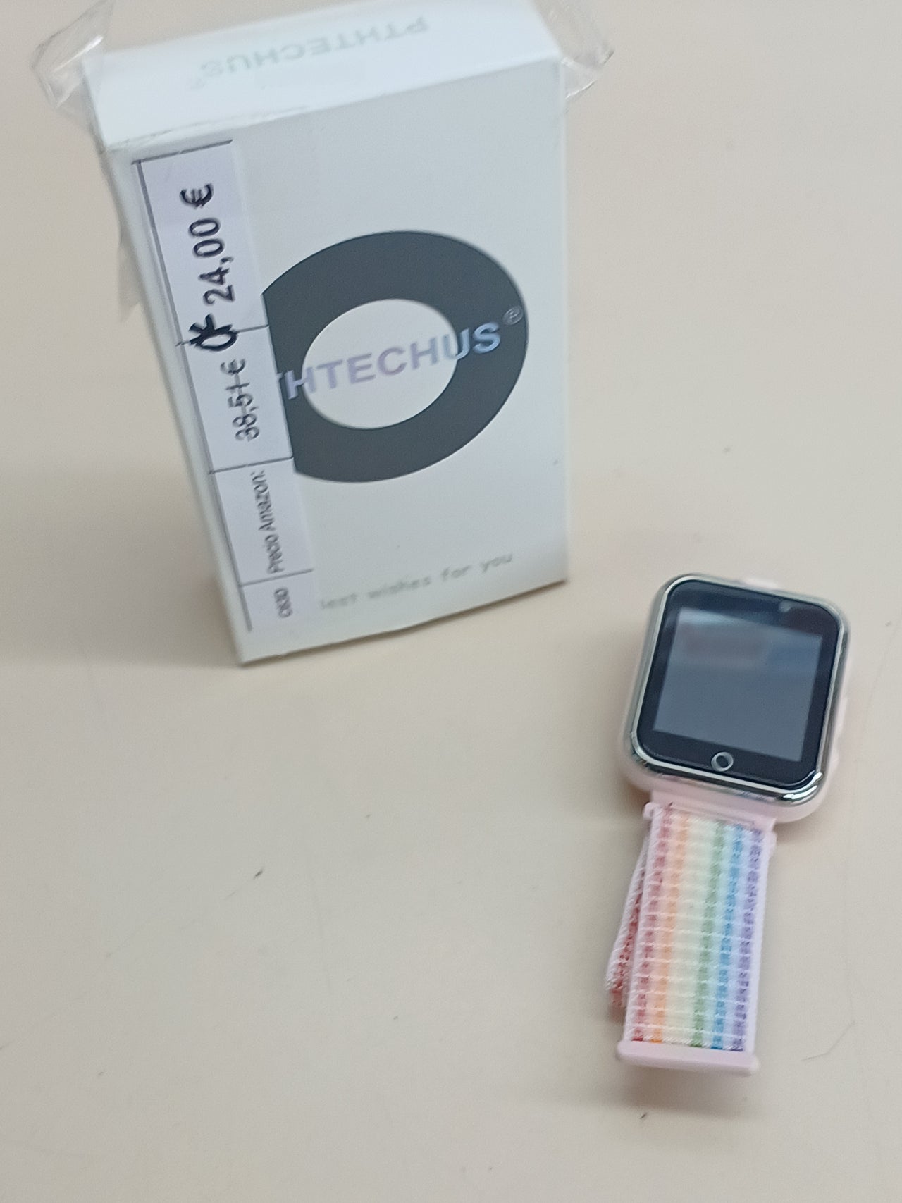 Reloj inteligente infantil 1.54" juegos y cámara - PTHTECHUS