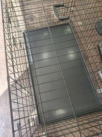 Jaula para perros Yaheetech 122x71x78 cm metálica plegable
