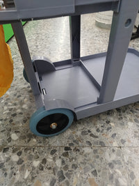 Carro limpieza 3 bandejas saco 100L profesional