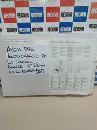 Barra de Cama Asistencial Blanca con Agarre