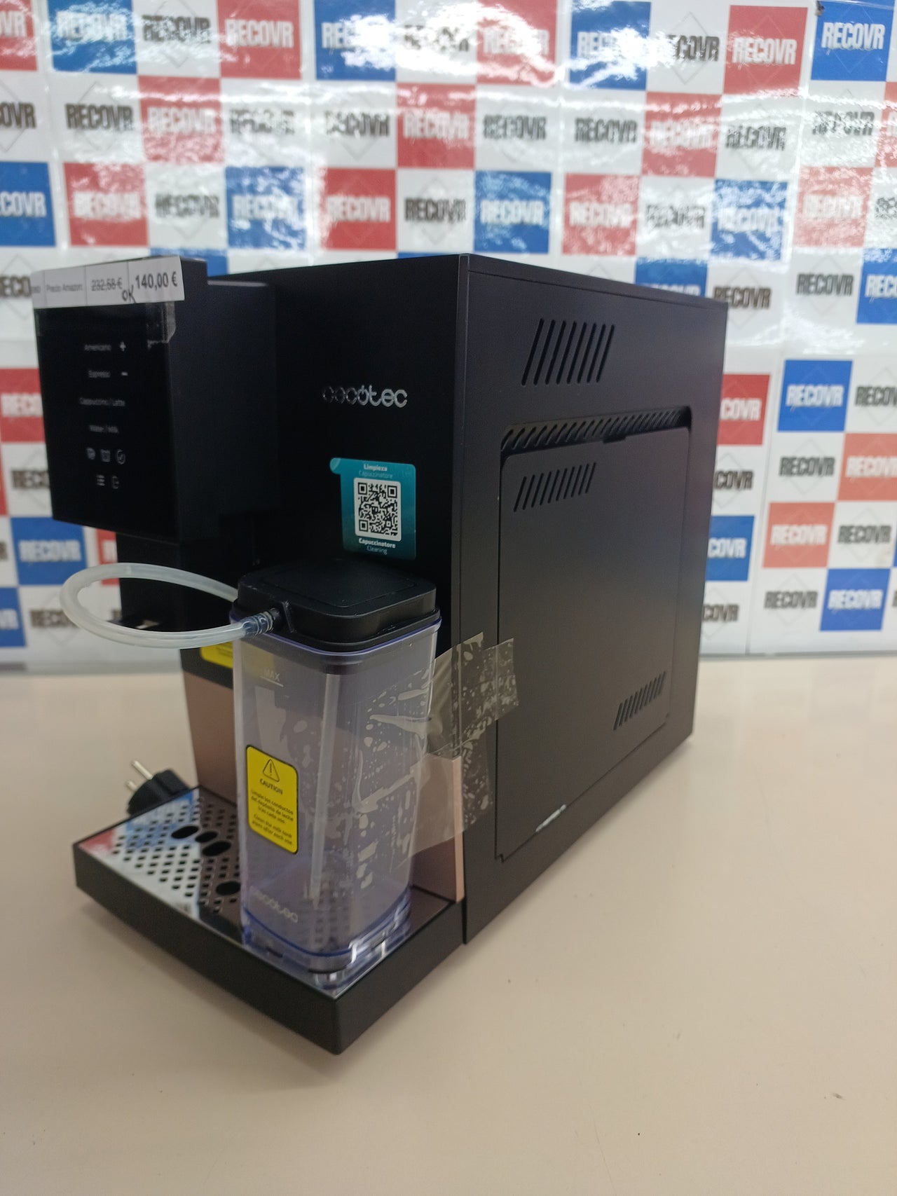 Cafetera superautomática 19 bares con molinillo – Cecotec