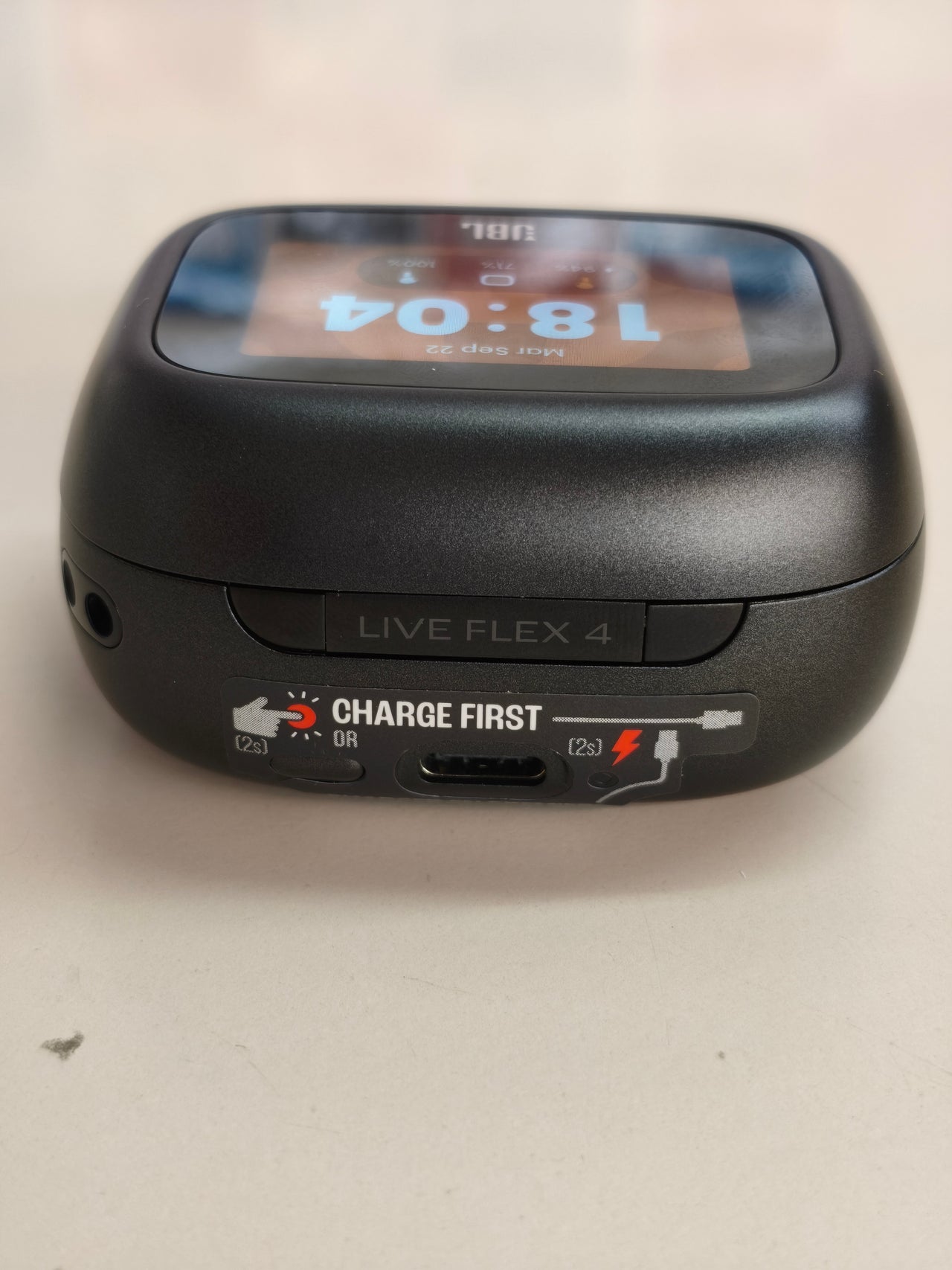 JBL Live Flex 4, auriculares inalámbricos, ANC, negros