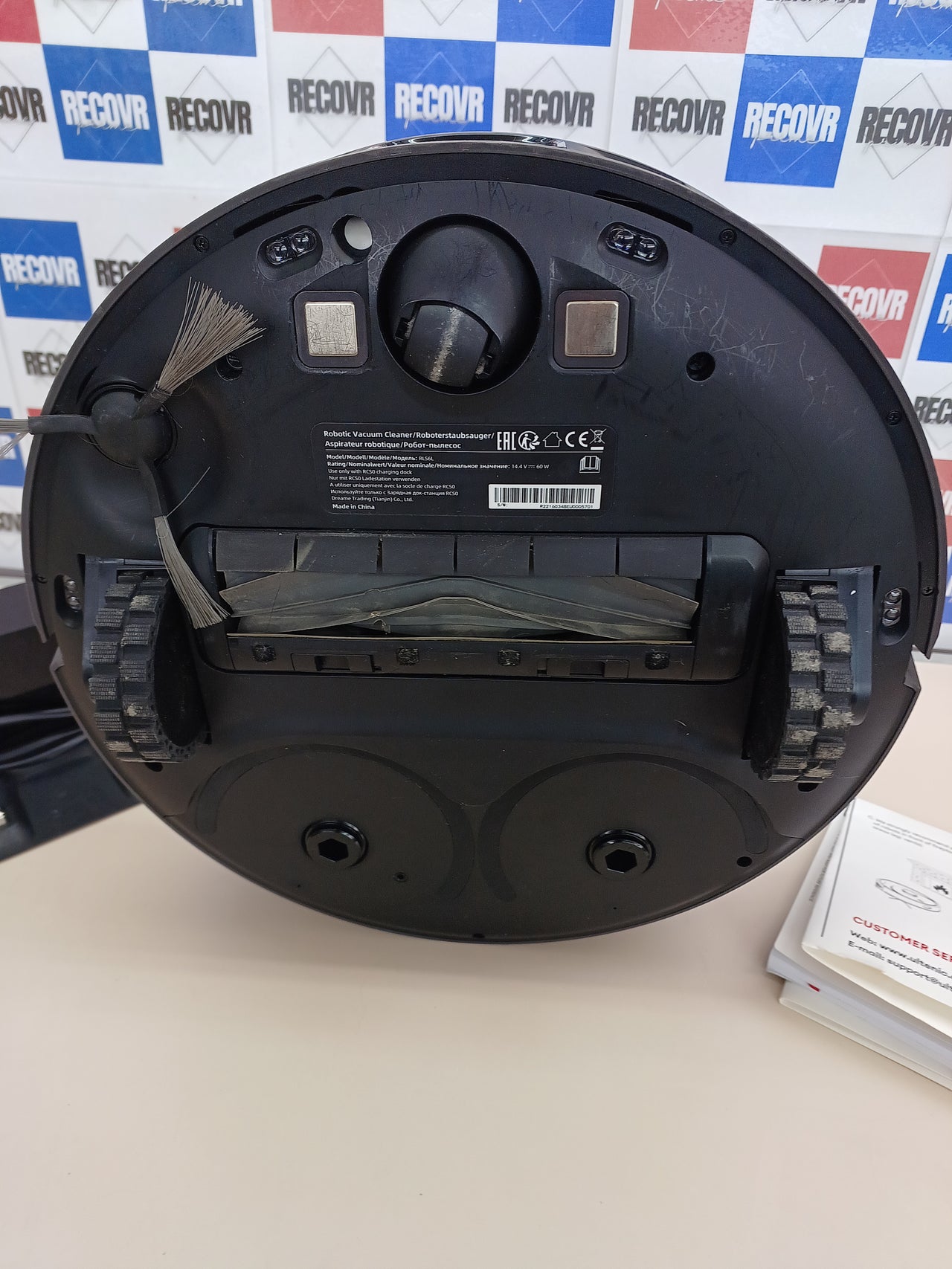 Robot Aspirador y Fregasuelos 2en1,DREAME L10s Pro fregonas giratorias, Detección de Obstáculos 3D, Mapeo Multisuelo, Succión Potente 5300Pa Alfombras de Suelo Duro, Pelo de Mascota, WiFi/App/Alexa