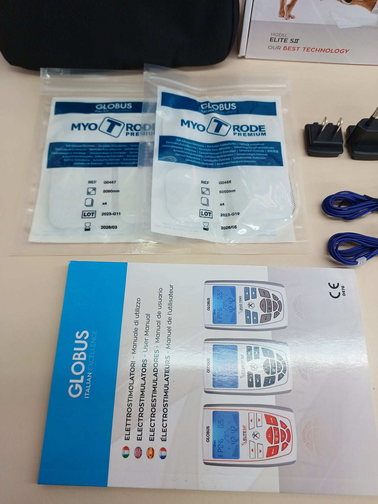 Electroestimulador de 2 Canales con 100 Globus Elite SII