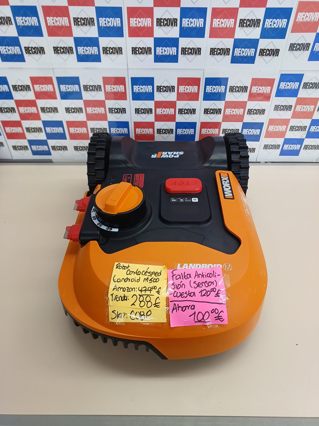 WORX WR141E - Robot Cortacésped Landroid M 500 WiFi