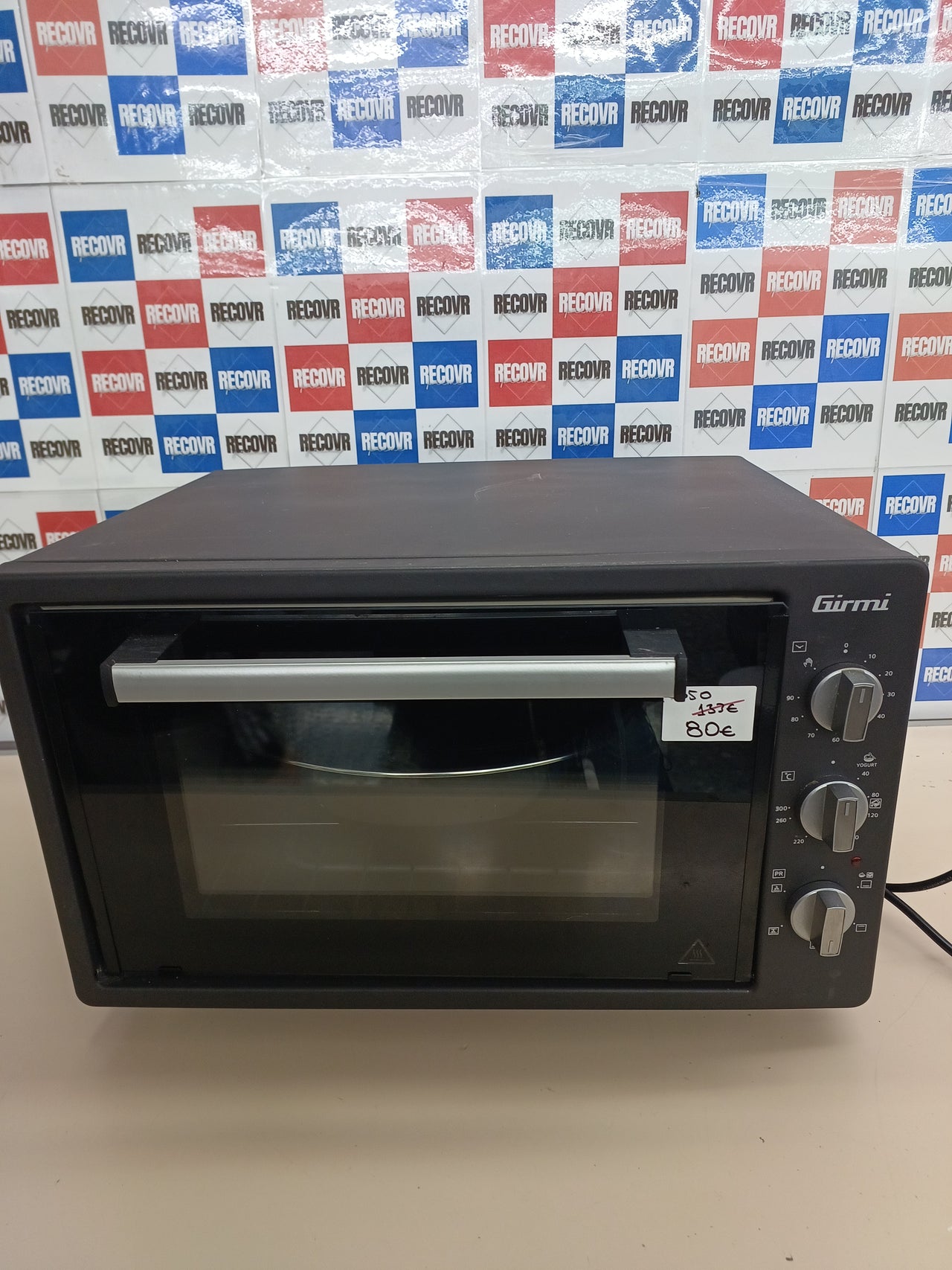 Horno eléctrico 37L, 1300W, acero - Girmi FE37 Grancotto