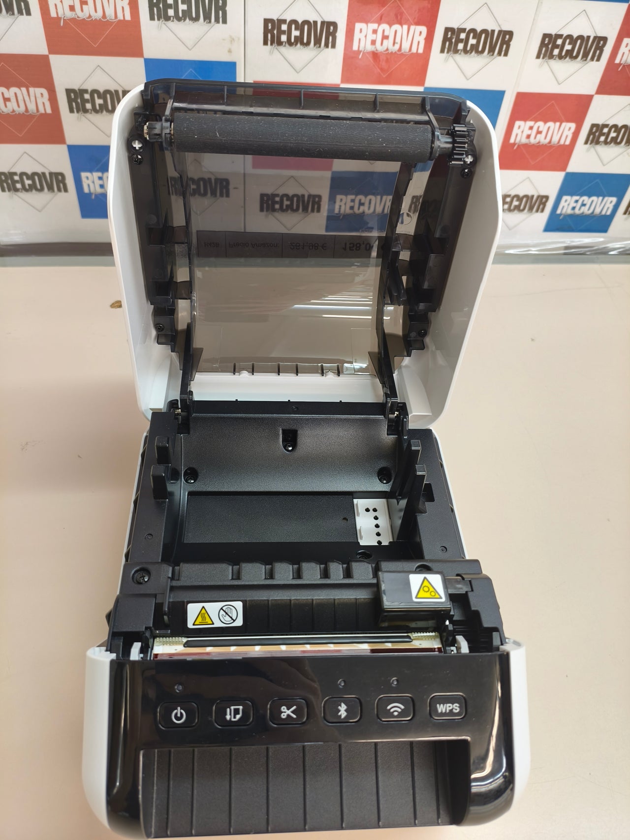 Brother QL-1110NWBC, impresora de etiquetas, blanco/negro