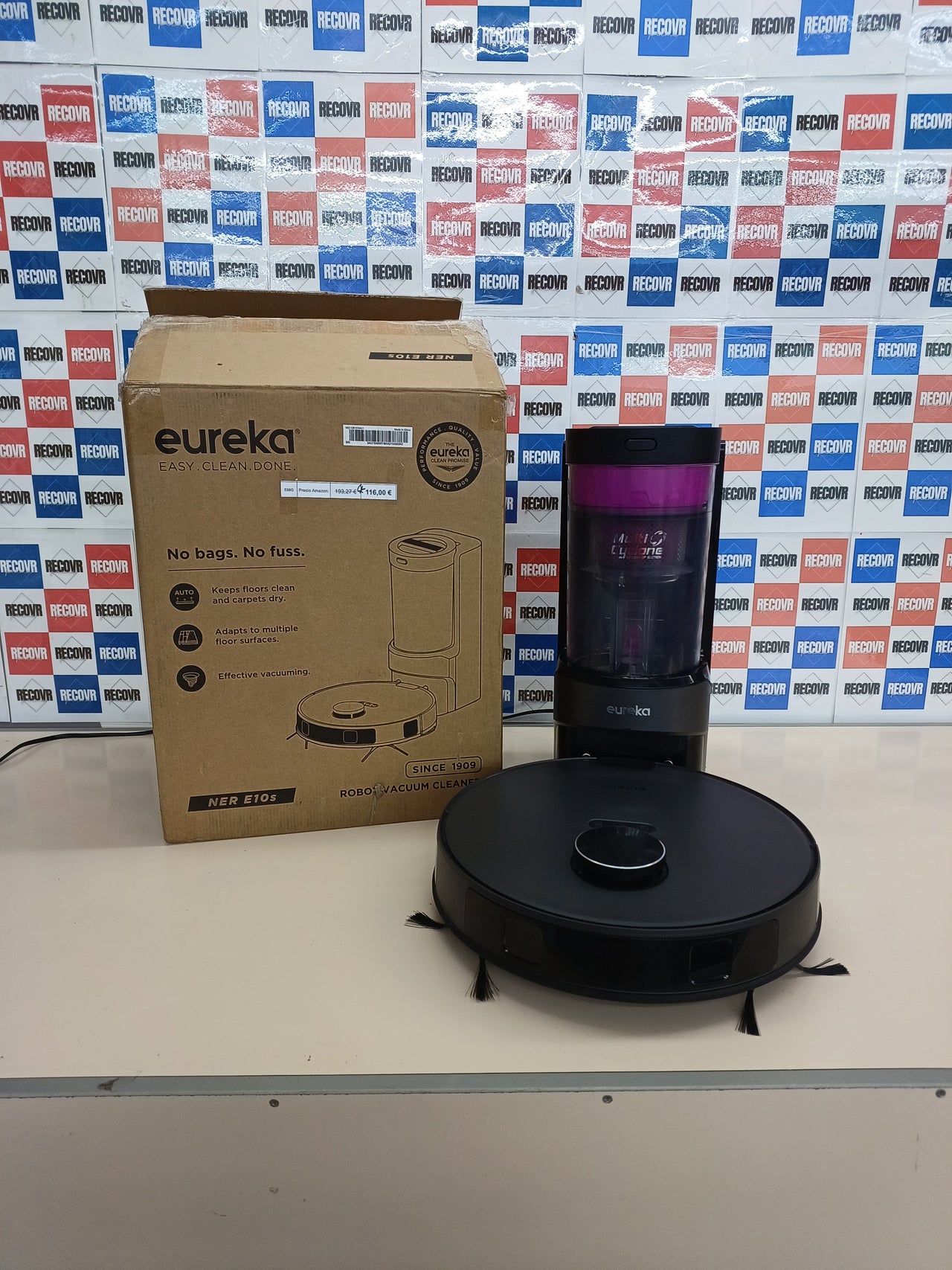 Robot Aspirador Eureka NERE10s 4000Pa Base Auto