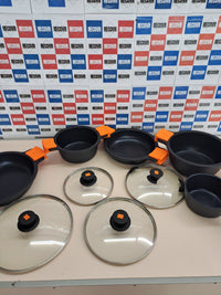 Batería cocina 9 piezas aluminio inducción – BRA