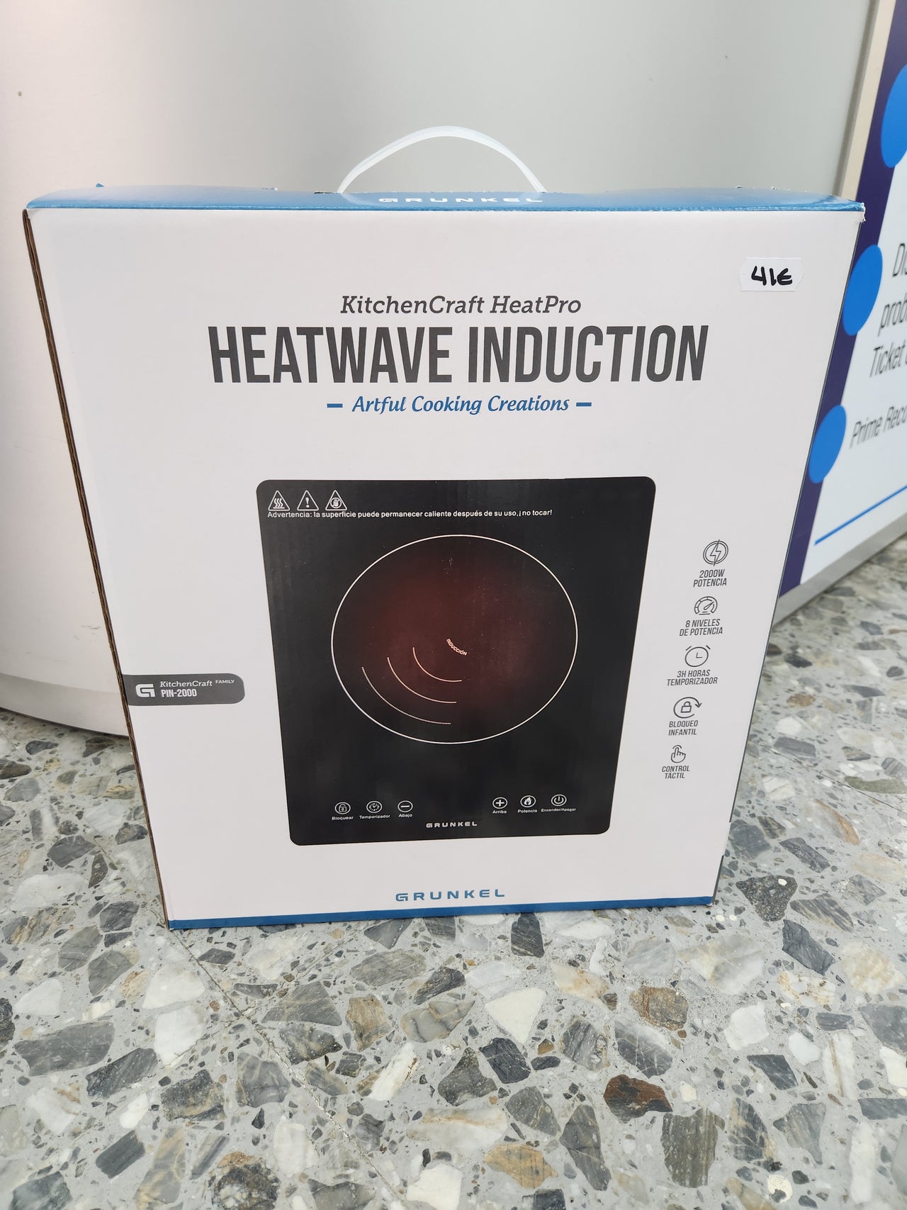 Cocinas de Inducción 2000W Grunkel
