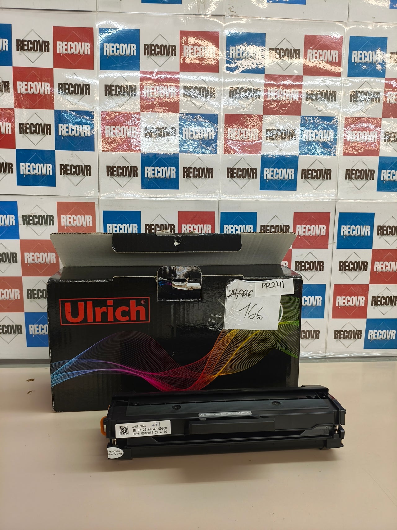 Cartucho de tóner Ulrich, una unidad