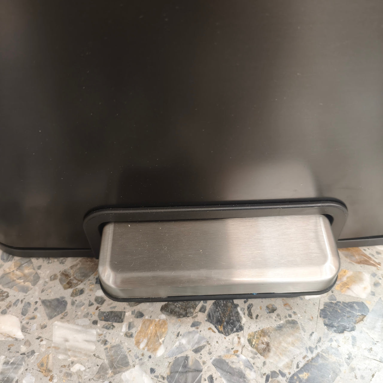EKO Madison, cubo de basura de 30L con pedal y acero inoxidable
