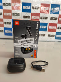 JBL Live Flex 4, auriculares inalámbricos, ANC, negros