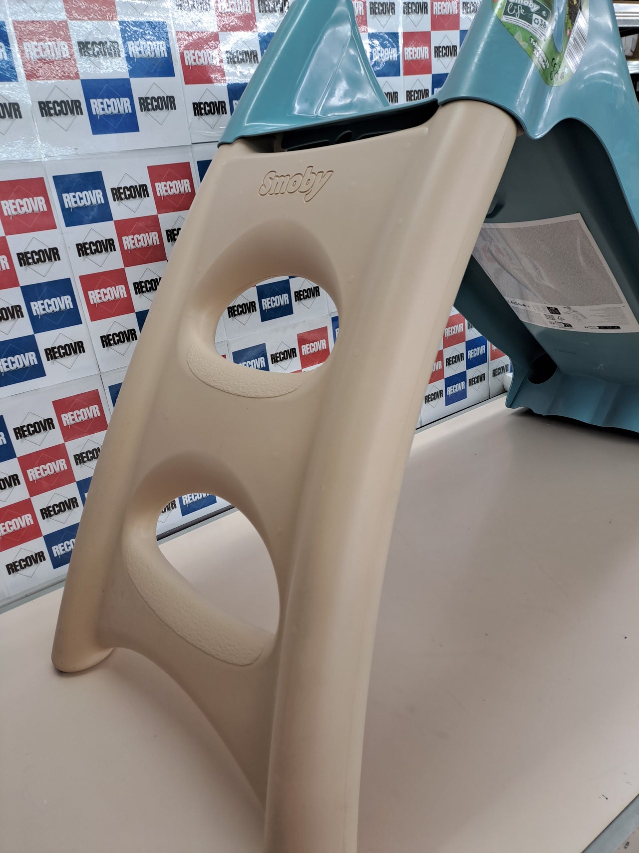 Tobogán infantil XS 90cm agua antideslizante Smoby