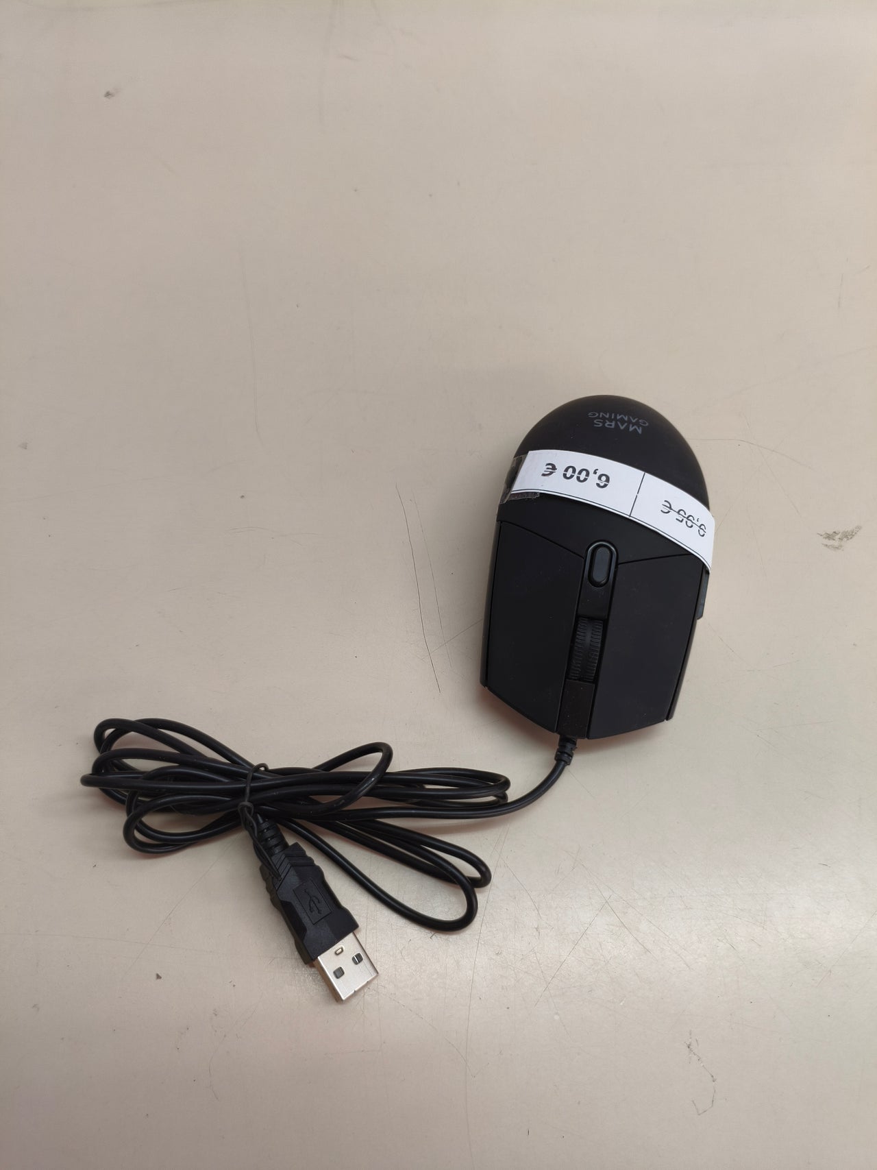 Ratón gaming Mars Gaming MMG, 3200 DPI, RGB, negro