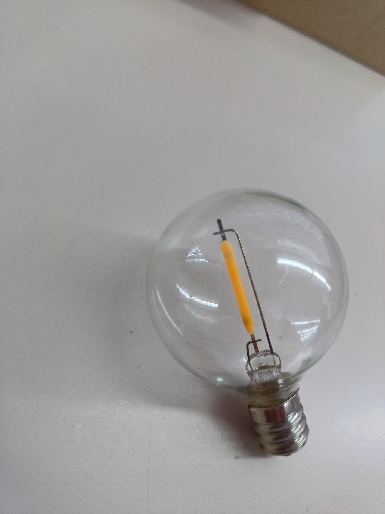 10 Bombillas LED G40 E12 1W – Luz Cálida 2700K IP54