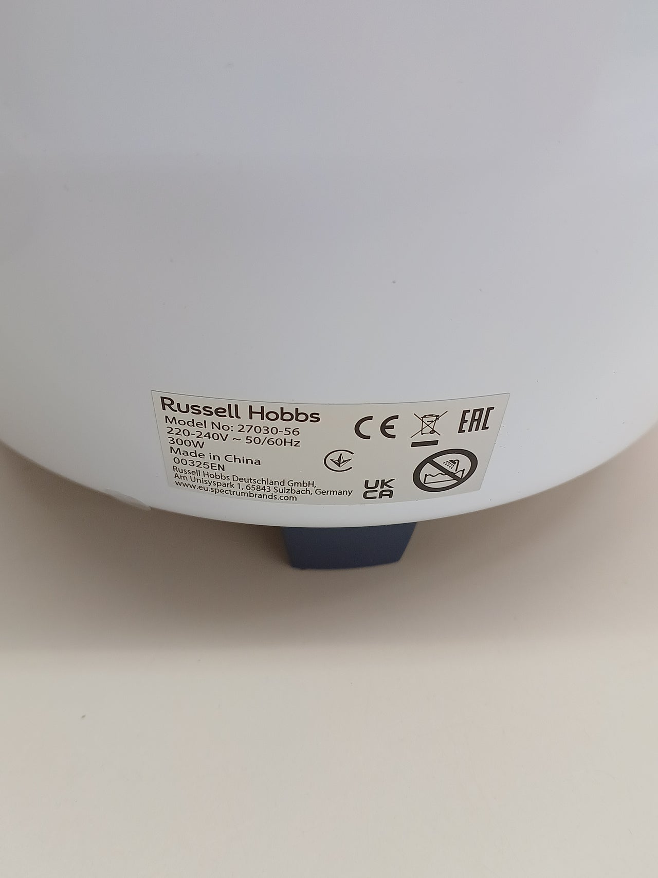 Arrocera 6 raciones 300 W con vaporera – Russell Hobbs