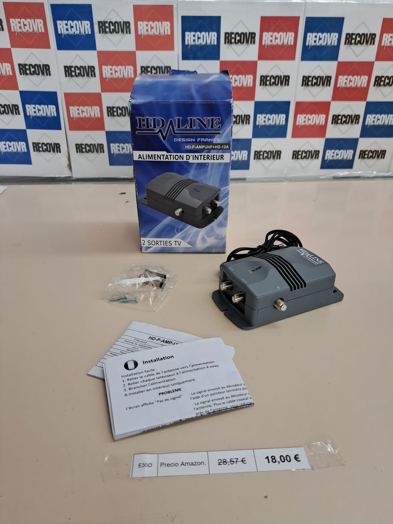 Amplificador de señal para antena TDT