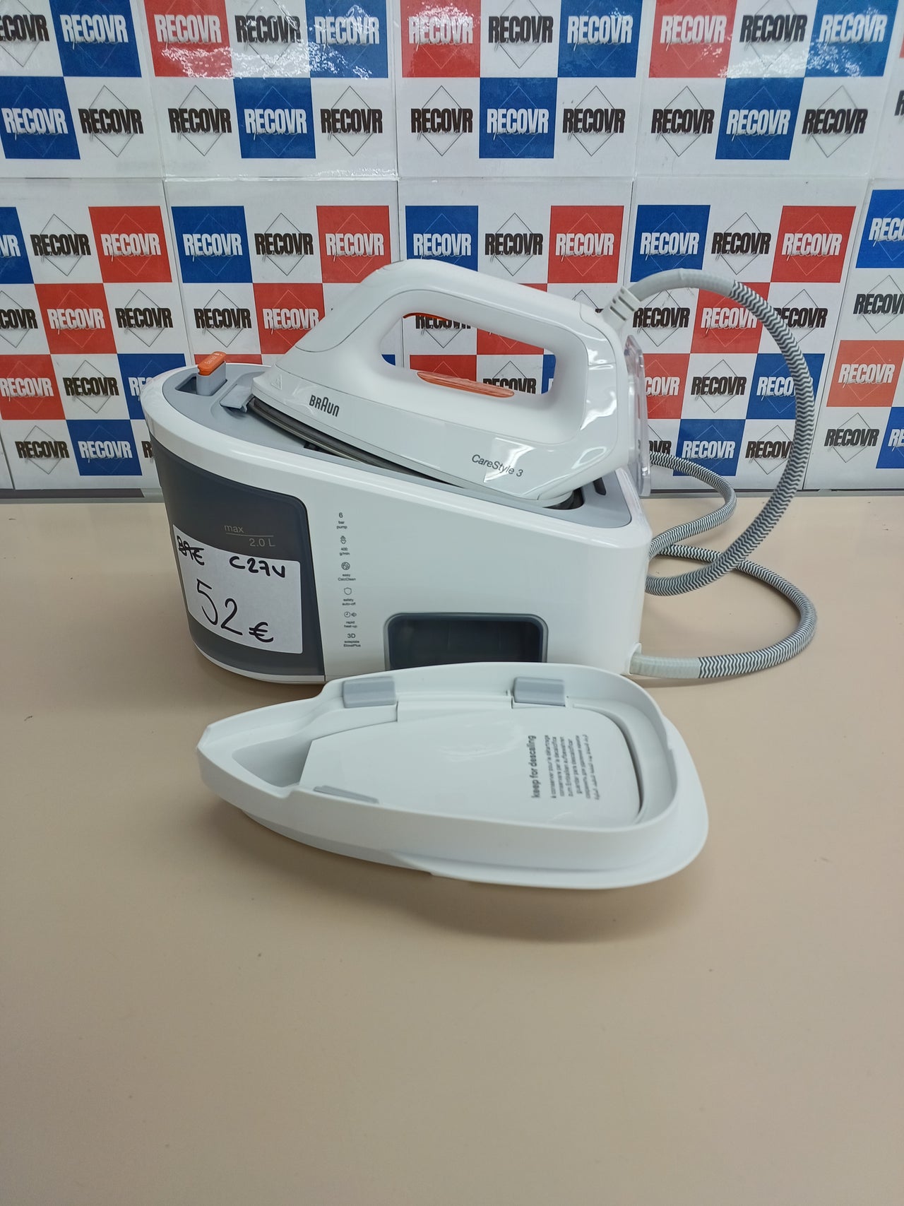 Plancha de vapor Braun CareStyle 3 2400W 2L