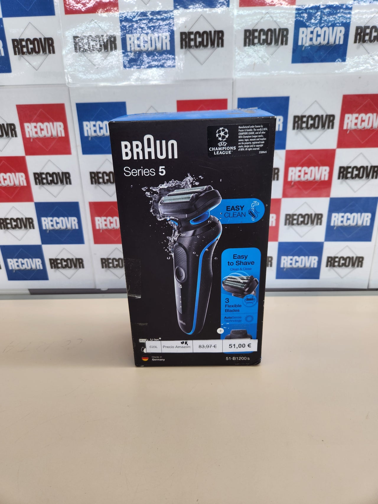 Afeitadora Eléctrica Hombre Braun Series 5
