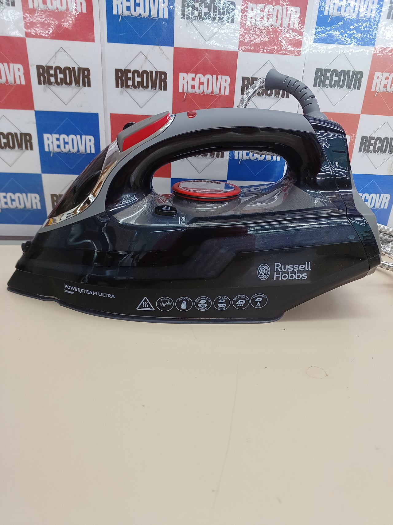 Russell Hobbs Power Steam Ultra – Plancha Cerámica 3100W, Antigoteo