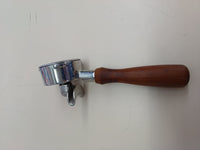 Thumbnail for DIBTSA Portafiltro espresso de 58 mm compatible con Nuova Simonelli, boquillas dobles de 2 orejas, con cabeza de acero inoxidable y cesta de filtro y mango de madera