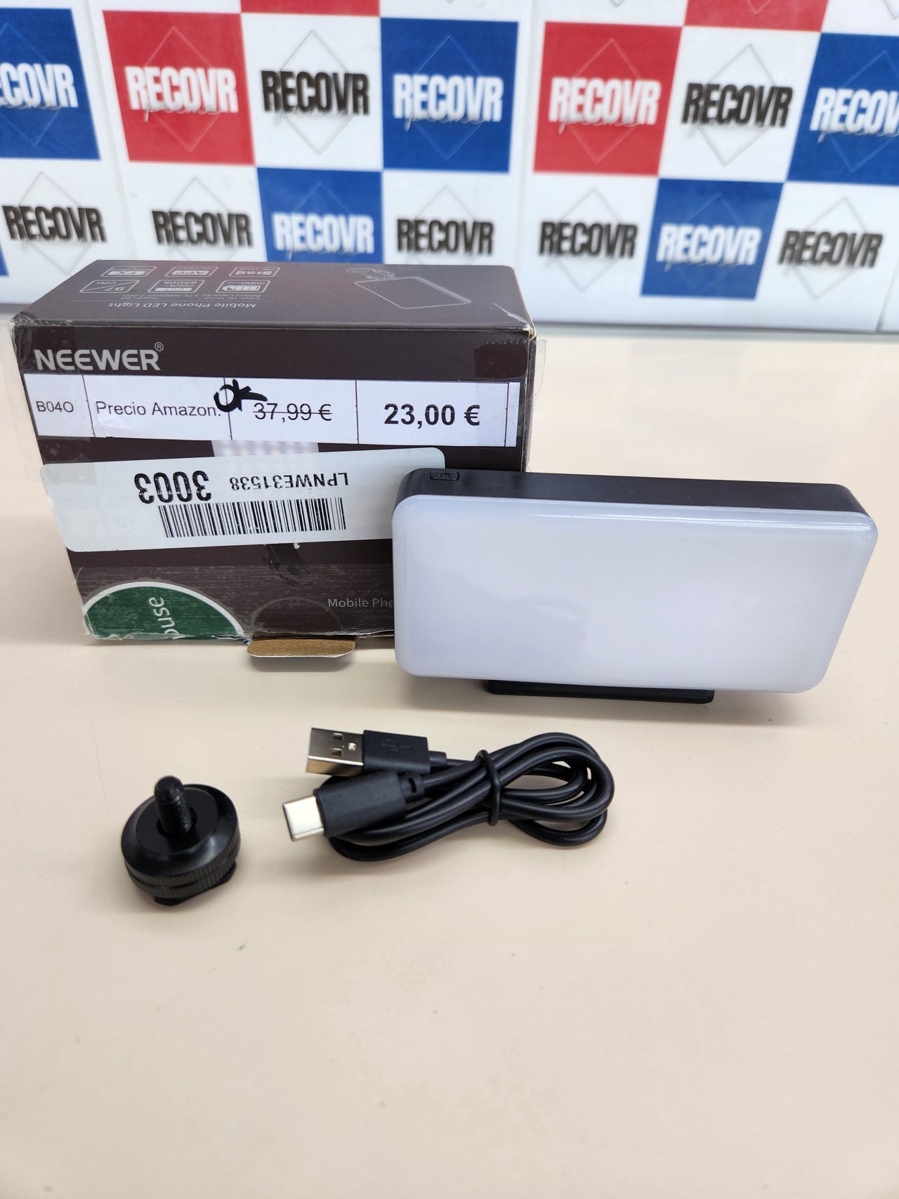 Luz Selfie App Control, 94 LED CRI97 2000mAh NEEWER VL67C RGB