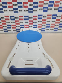 Thumbnail for Tabla 360º 100 kg para bañera con asa, Océano, Marca española, Asiento Giratorio, ,De Agarre, Adultos, Baño, Blanco y Azul Mobiclinic