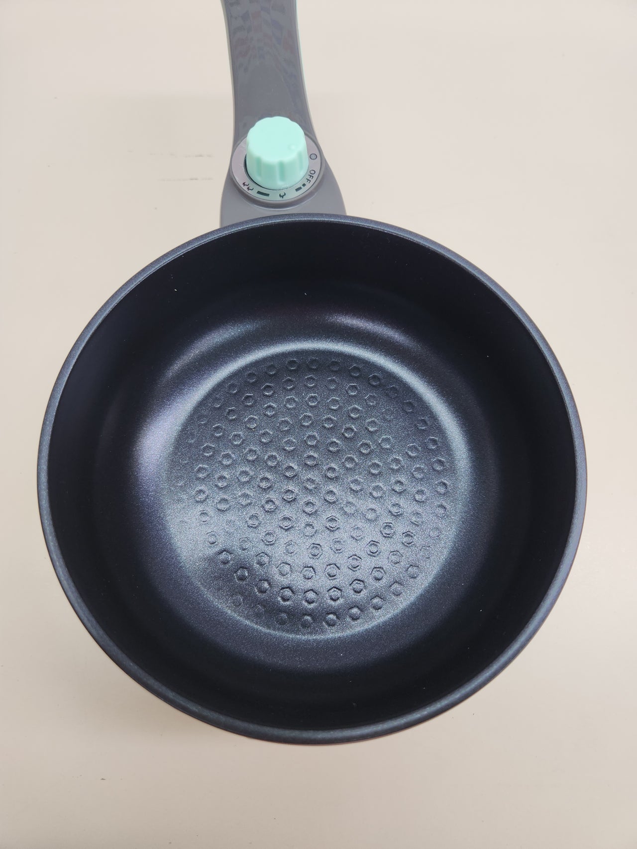 Audecook Olla eléctrica con vaporera, 20cm sartén eléctrica antiadherente, cazuela eléctrica pequeña para viajes, hotel, estudio - Verde