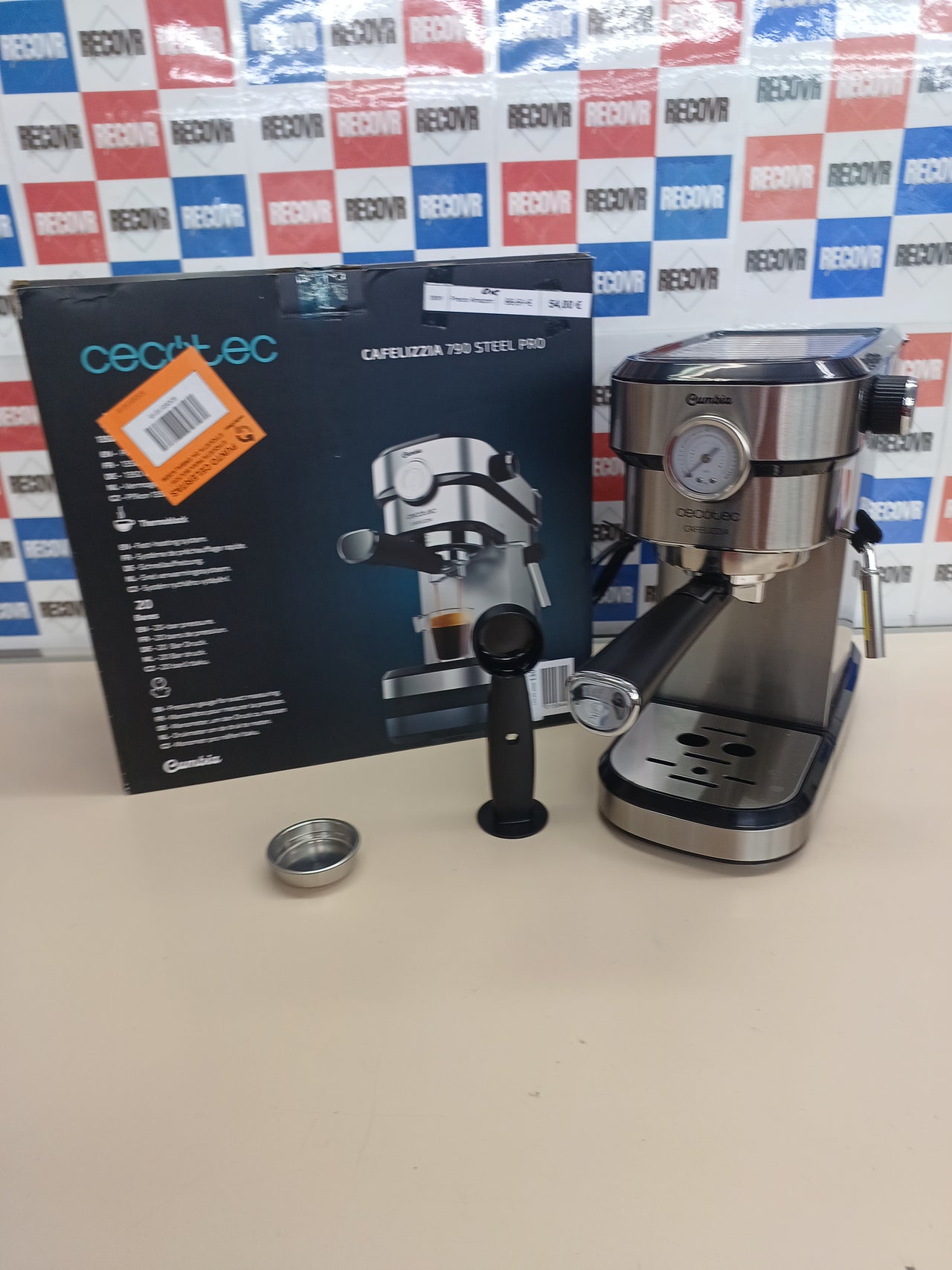 Cafetera espresso y cappuccino 20 bares 1350 W 1,1 L – Cecotec