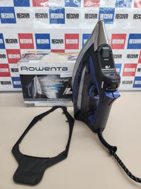 Plancha vapor 2700 W, recolector de cal y función antical, de 220 g/min y constante de 45gr/min, suela Microsteam, Profile Láser antigoteo, azul Rowenta Everlast Antical