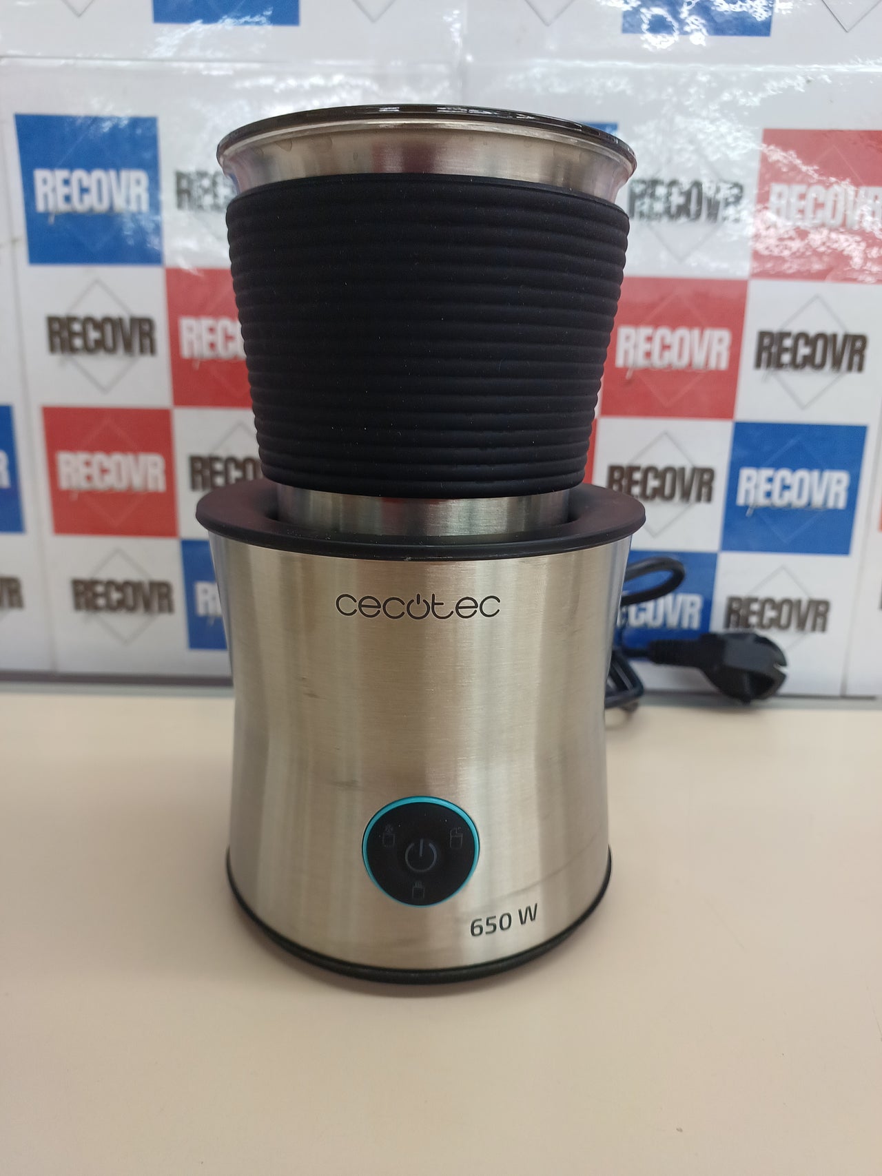 Espumador leche 650 W 400 ml 4 modos – Cecotec