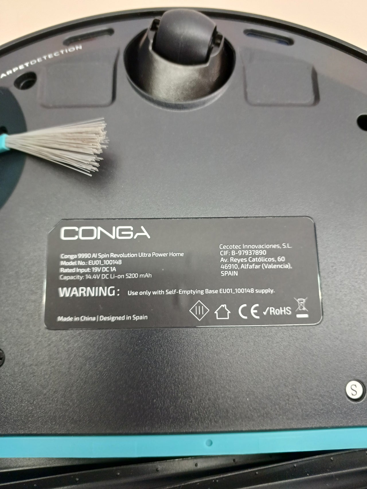 Robot aspirador 4 en 1 láser 7000 Pa 280 min - Cecotec Conga 8290