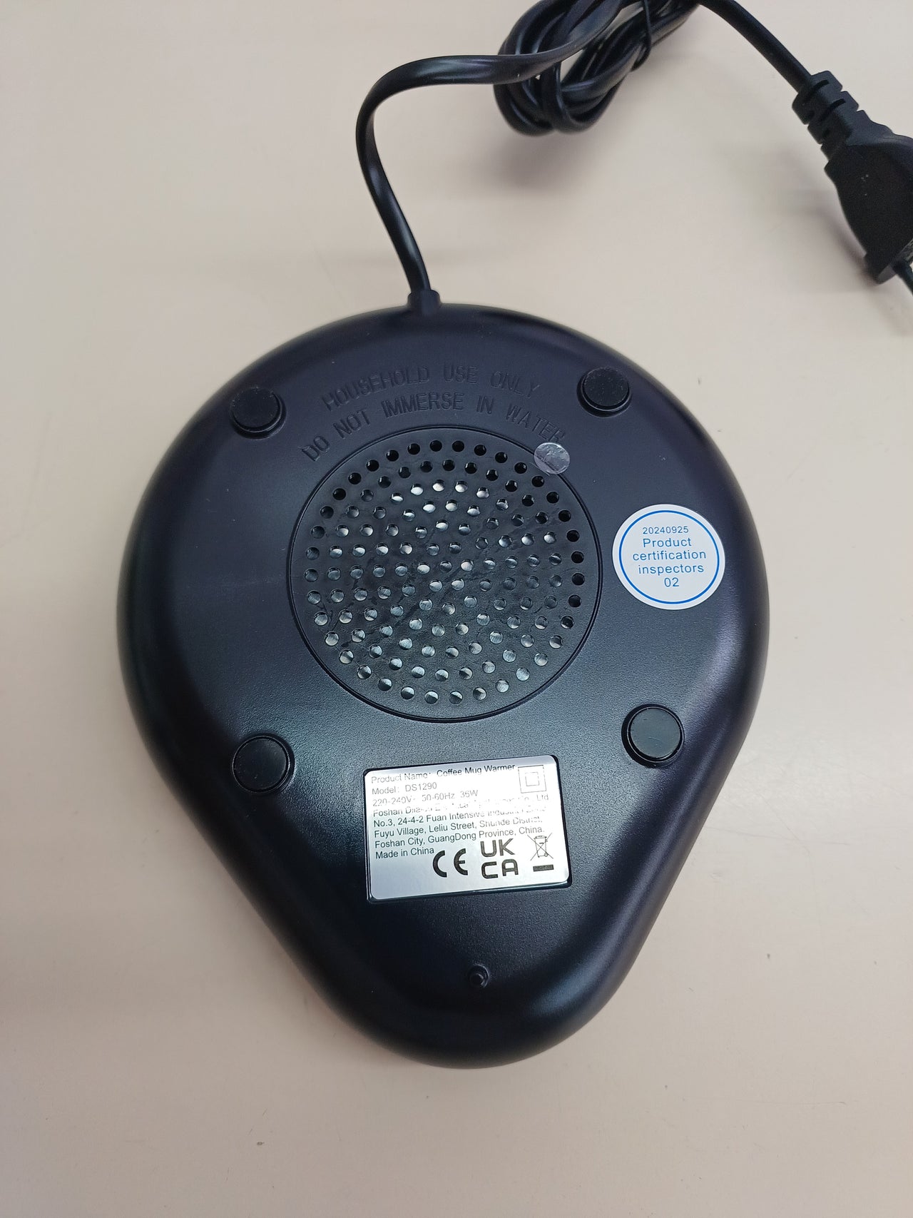 Calentador de tazas 3 temperaturas apagado automático