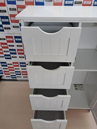 Mueble almacenamiento con cajones y armario – Vasagle