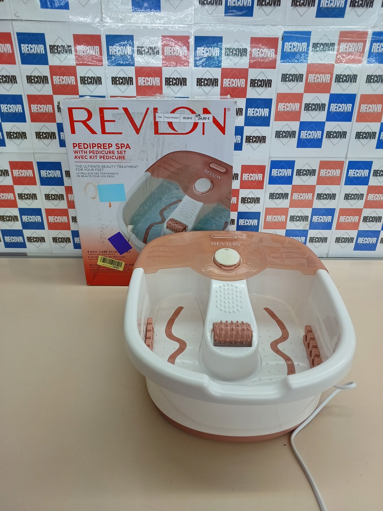 Bañera de Hidromasaje para Pies Revlon Pediprep