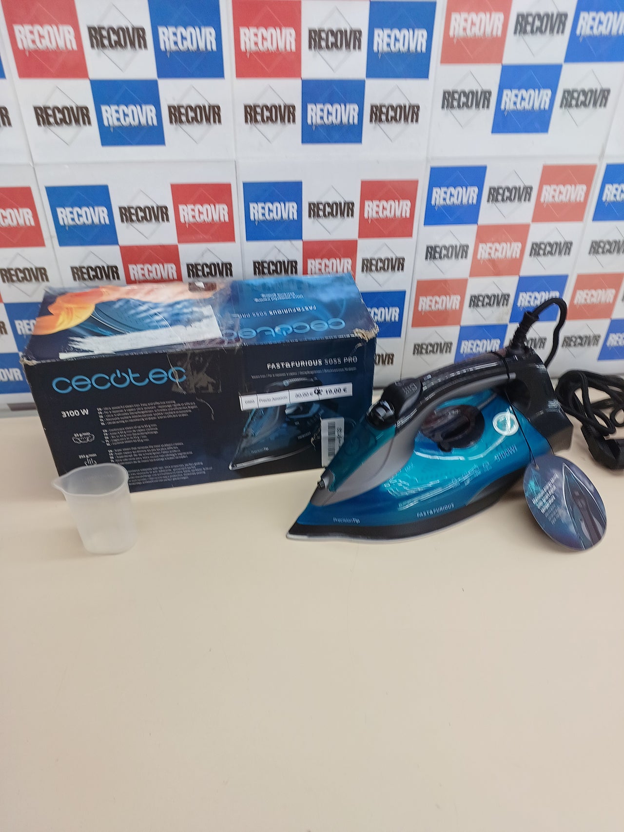 Plancha vapor 3100 W golpe 255 g – Cecotec
