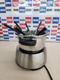 Thumbnail for Fondue Eléctrica 1200W, 1,7 L, 6 tenedores, Para Fundir Chocolate o Queso, Temperatura Ajustable, Función Mantener Calor, Acero Inoxidable - 22560-56 Russell Hobbs