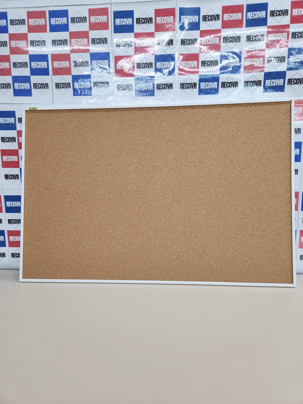 Tablero corcho 885 x 585 mm, color blanco Bi-Office New Basic