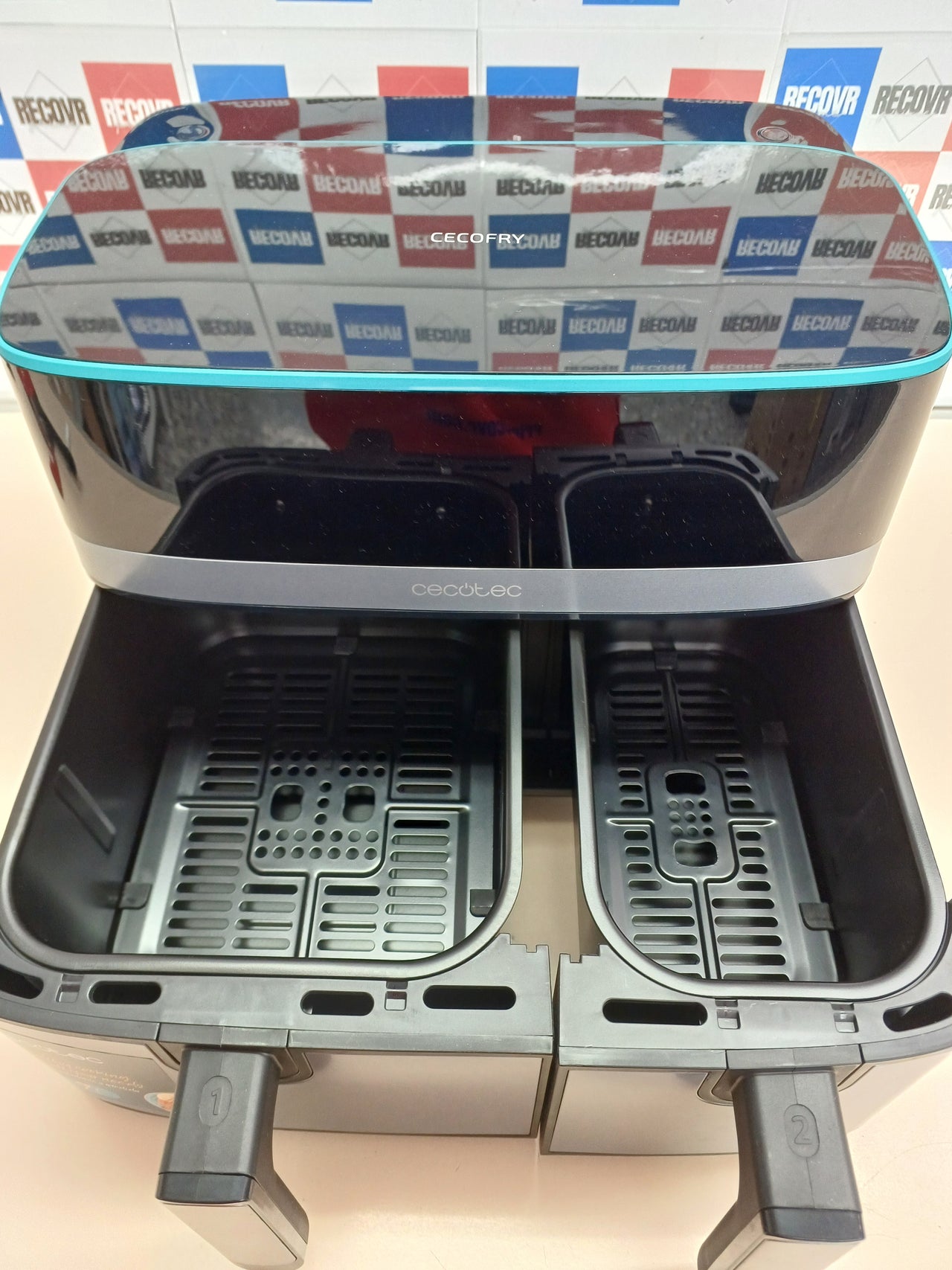 Freidora aire 9 L 2700 W doble cestillo – Cecotec